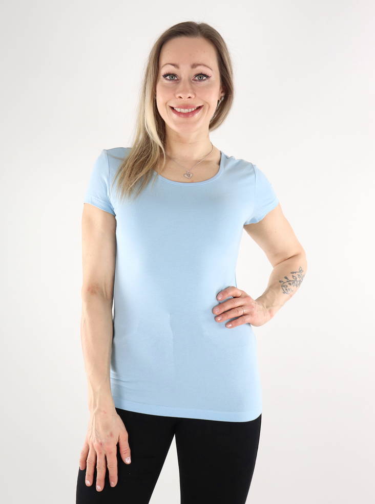 Only Damenshirt Live Love klarer Himmel - Damen T-Shirts - 135475 - 1