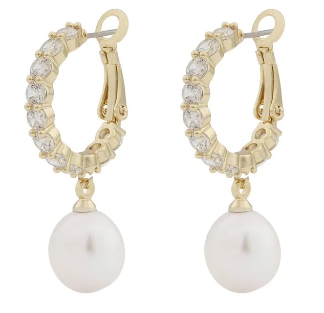 Snö of Sweden Ohrringe Saga Ring g/klar - Ohrringe - 134995 - 1