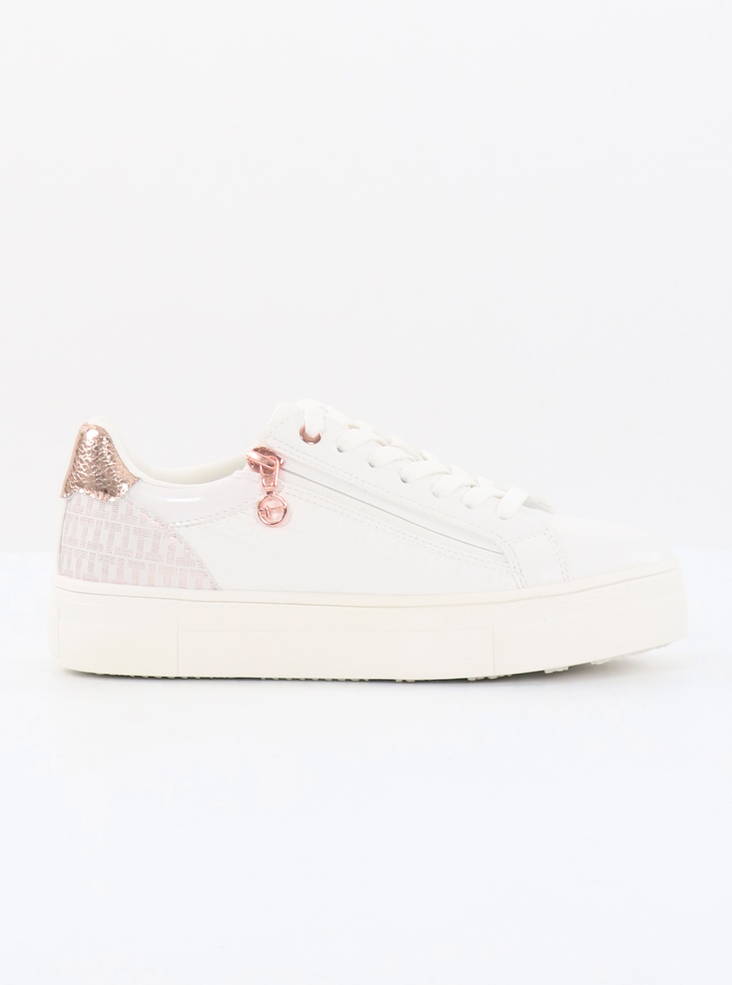Tamaris Damen Sneaker 23313-41 weiß / rosegold - Damen Sneaker - 135545 - 1
