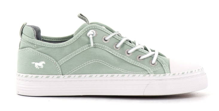 Mustang Damen Sneakers 1376-308-750 Pastellgrün - Damen Sneaker - 135575 - 1