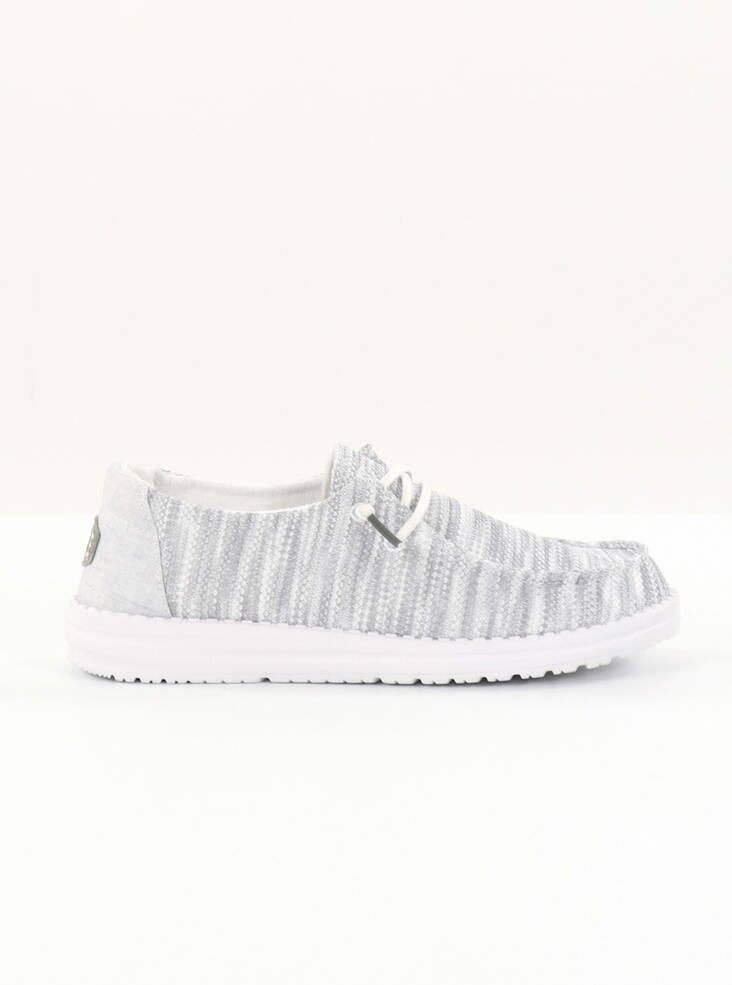 HEYDUDE Damenschuhe Wendy Sox Gletscher Grau - Damen walkingschuhe - 136205 - 1