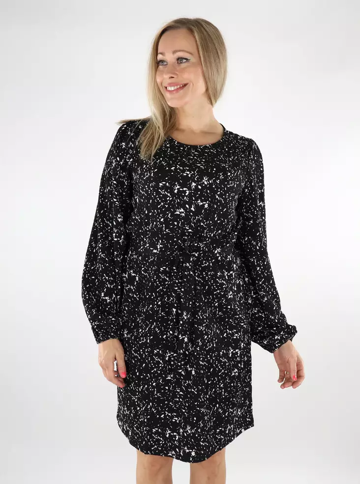 Vila dehnbares Kleid Black Beauty/Tau - Kleider und Tuniken - 136835 - 1