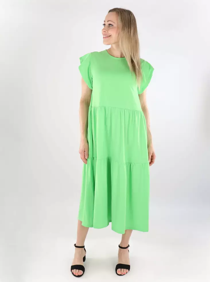 Vila Midikleid VISUMMER Midi Sommergrün - Kleider und Tuniken - 138475 - 1