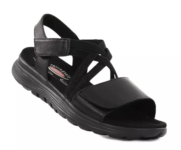 Rollingsoft Damen Sandalen 6681357 schwarz - Damen Sandalen - 138515 - 1