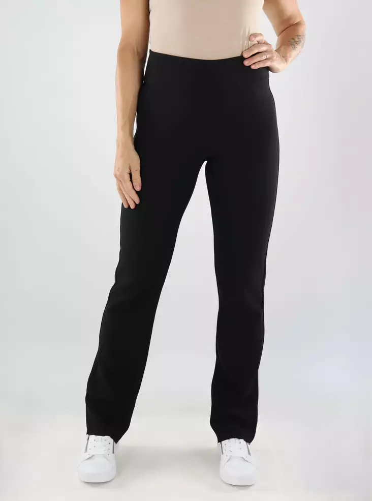 Only Damen gerade geschnittene Hose Band schwarz - Damenhosen - 139015 - 1