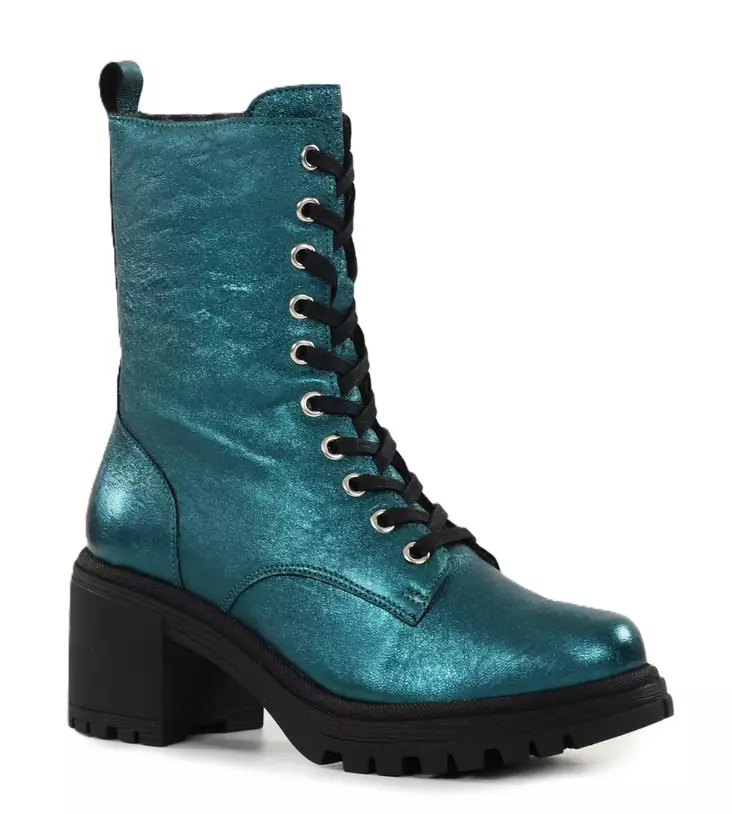 Vintro Damen Leder-Stiefeletten Jade 737B blau - Damen Stiefeletten - 139915 - 1