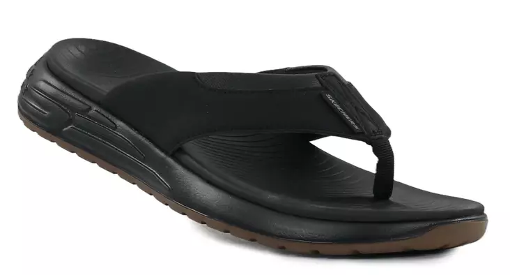 Skechers Flip Flops 211359/BLK STREET RETRO JOGGER - TATE Schwarz - Herrensandalen - 141225 - 1