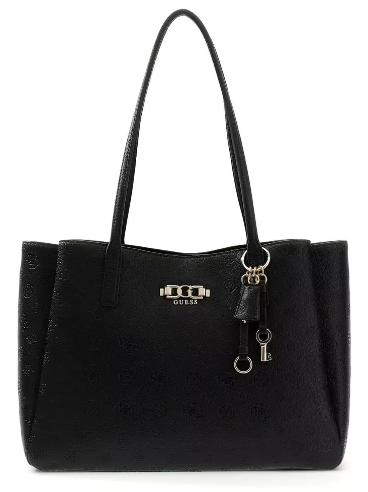 Guess Tasche Anise Schwarz Logo - Handtaschen - 140465 - 1
