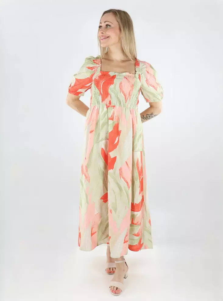 JDY Midikleid Smock Sandshell/Rose - Kleider und Tuniken - 138545 - 1