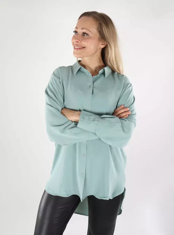 JDY Damen Hemd Lion Silber Blau - Damenblusen und -hemden - 138935 - 1