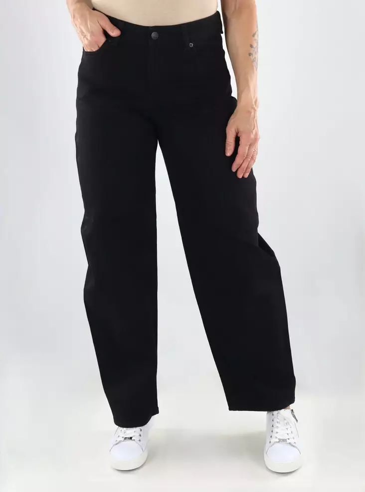 JJXX Jeans JXFUJI BARREL MW R402 schwarzes Denim - Damen Jeans - 141465 - 1