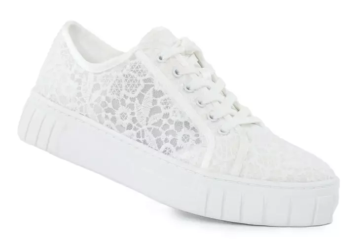 Marco Tozzi Damen Schnürsneaker 83705-44 100 Weiß - Damen Sneaker - 140685 - 1