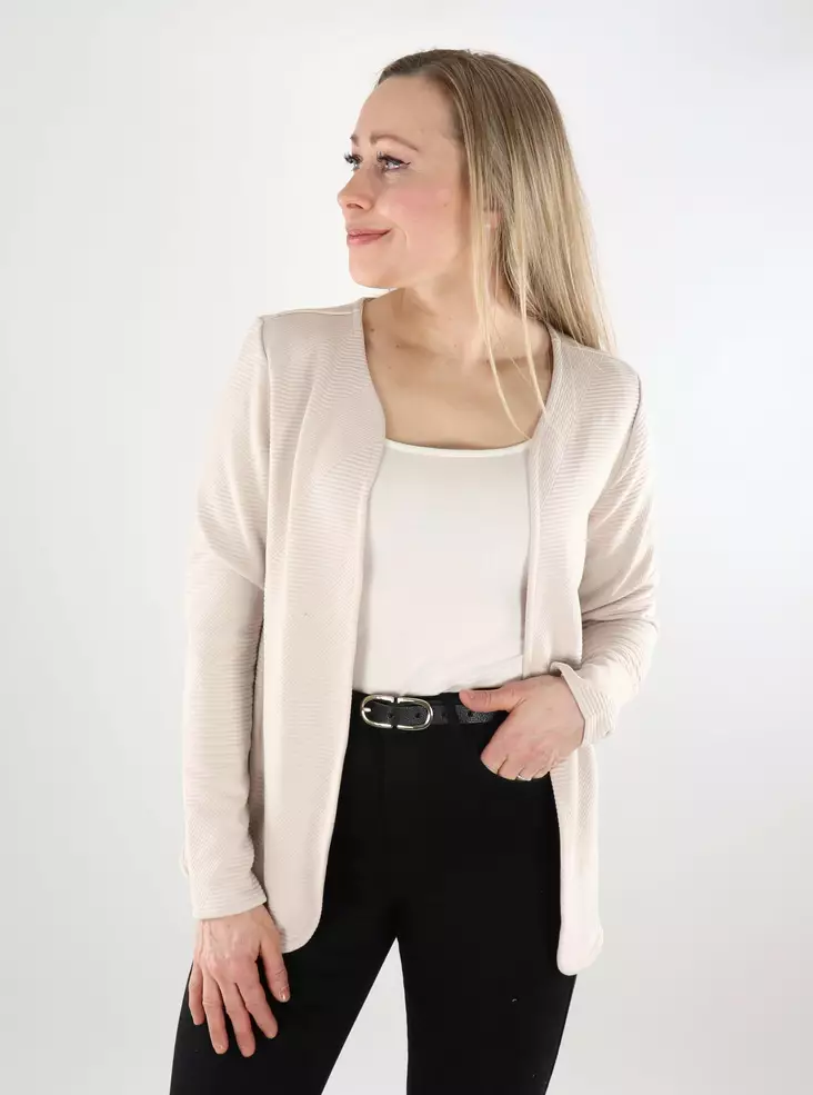 Only Damen Strickjacke / Blazer Cardigan Pumice Stone - Damenpullover - 137935 - 1