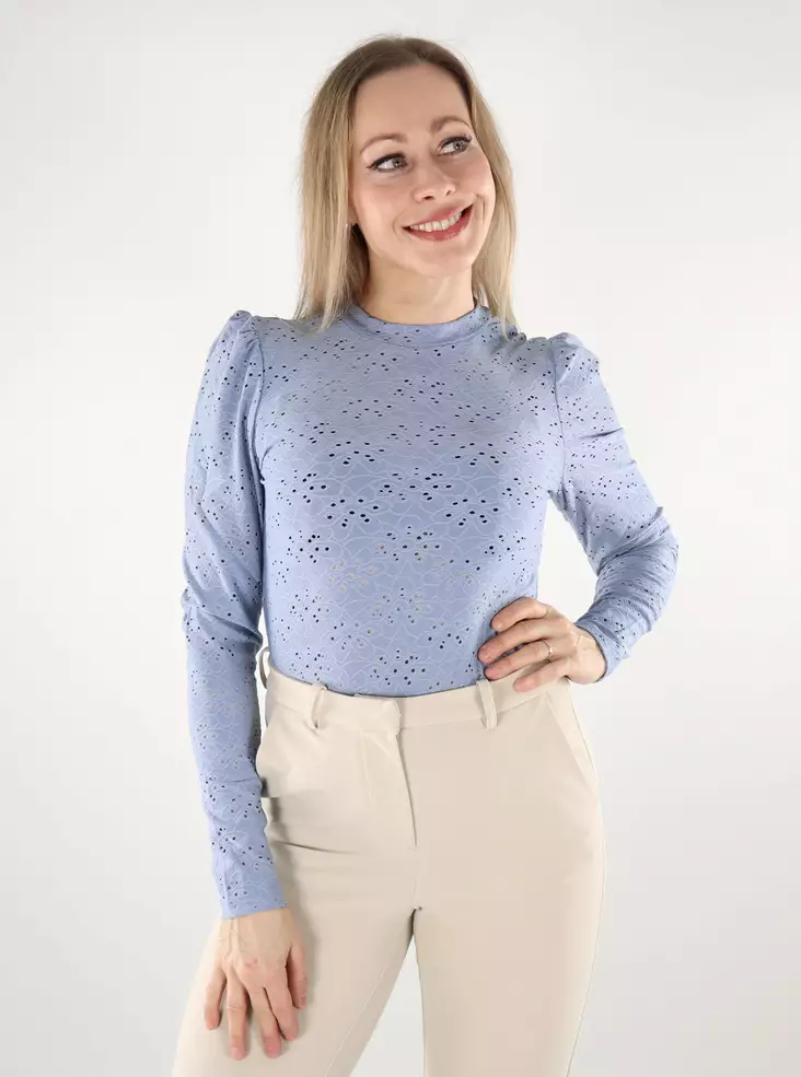 Only Damenbluse Life Puff Tempest - Damen Langarmshirts - 137585 - 1