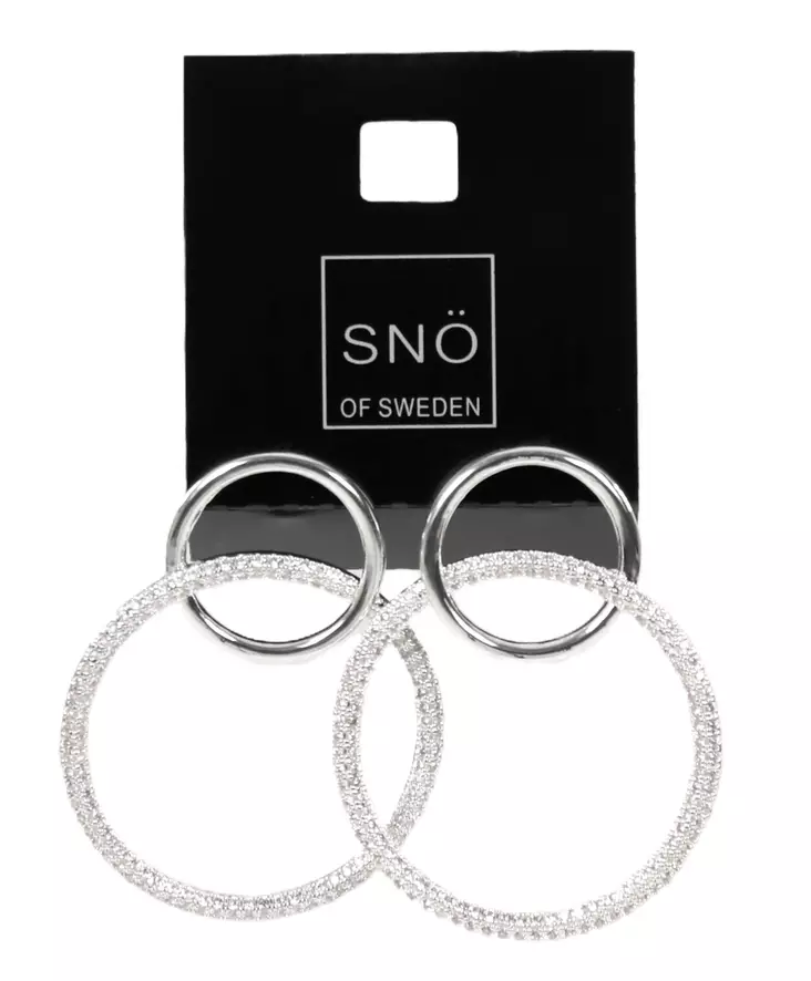 Snö of Sweden Ohrringe Ace groß s/klar - Ohrringe - 136715 - 1