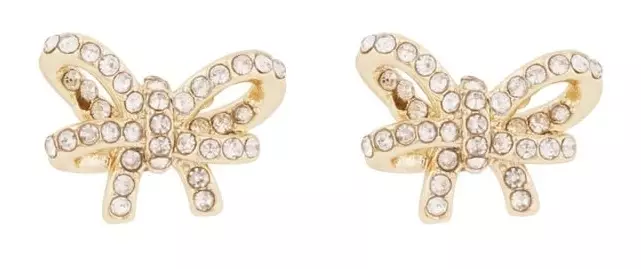 Snö of Sweden Ohrringe Band gold/klar - Ohrringe - 140025 - 1