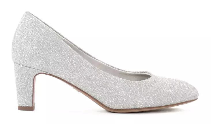 Tamaris silberne Pumps/High Heels 22418-41 Silber Glam - Tamaris High Heels - 137825 - 1
