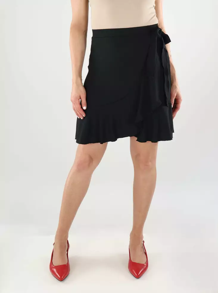 Vero Moda kurzer Wickelrock Wickel schwarz - Röcke - 138795 - 1