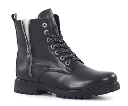 Ilves Ankle Boots 8756 Schwarz/Silber - Damen Stiefeletten - 142026 - 1