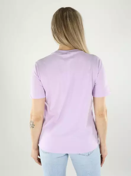 Pieces Damen T-Shirt aus Bio-Baumwolle Pastell-Lila - Damen T-Shirts - 140596 - 2