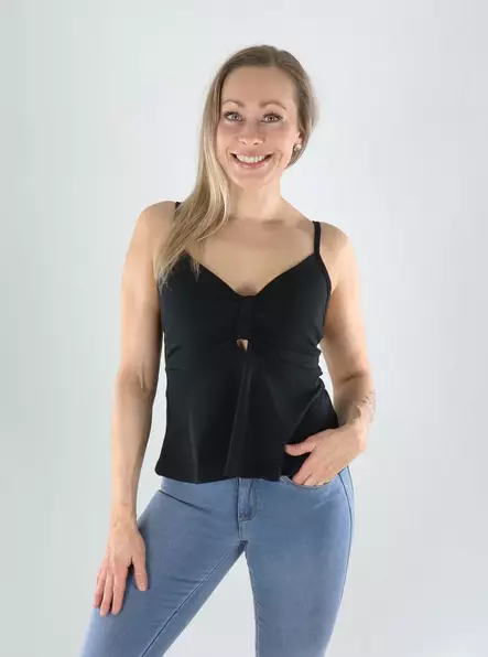 Pieces Top Schwarz - Damen Tops - 140956 - 1