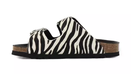 Scholl Noelle Tierdruck Zebra Sandalen - Pantoletten - 141066 - 2