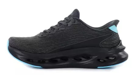 Skechers Damen Sneakers 129404/BKBL MAX CUSHIONING GLIDE STEP - SAPPHIRE schwarz/blau - Skechers Sneaker - 140306 - 2