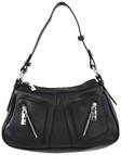 Brunelli Schultertasche 3915P, Schwarz - Handtaschen - 131626 - 1