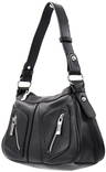 Brunelli Schultertasche 3915P, Schwarz - Handtaschen - 131626 - 2