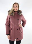Only Fur Damen Parka Mantel pink - Damen Parka Jacken - 134926 - 1