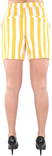 Only Shorts, Gelb/Weiß - Damen Shorts und Capris - 123906 - 2