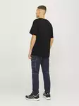 Jack&Jones Herren T-Shirt Jeans O-Ausschnitt Schwarz - Herren T-Shirts - 136656 - 2