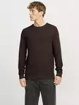 Jack&Jones Herrenpullover Otto Rundhals - Weinfarbe - Herren Strickwaren - 137286 - 2