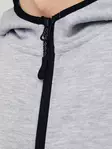 Jack&Jones Herren Zip-Hoodie JCOFUSION Sweat Zip hellgrau meliert - Herrenjacken - 138886 - 5