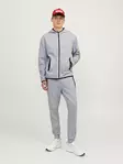 Jack&Jones Herren Zip-Hoodie JCOFUSION Sweat Zip hellgrau meliert - Herrenjacken - 138886 - 3