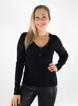 Vila Damenpullover V-Ausschnitt Schwarz Schönheit - Damenpullover - 139006 - 1