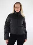 JJXX Damen leichte gefütterte Jacke Solvej Puffer Schwarz - Damen Leichte steppjacken - 137116 - 1