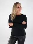 JJXX Damen Shirt Babylock Schwarz - Damen Langarmshirts - 139076 - 1