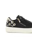 Marco Tozzi Damen Blumen Sneaker 23720-46 schwarz kombiniert - Damen Sneaker - 140526 - 3