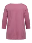 Only Carmakoma Damen Plus-Size Shirt 3/4 A-Linie heather rose - Damen Langarmshirts - 137776 - 2
