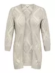 Only Carmakoma Plus-Size Cardigan Offen Birke - Damenpullover - 140436 - 1
