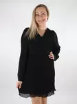 Nur plissiertes Kleid Schwarz - Kleider und Tuniken - 137216 - 1