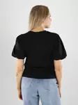 Pieces T-Shirt Schwarz - Damen T-Shirts - 141196 - 2
