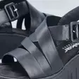 Rieker Damen Sandalen mit dicker Sohle 68063-00 schwarz - Rieker Sandalen - 140366 - 5