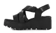 Rieker Damen Sandalen mit dicker Sohle 68063-00 schwarz - Rieker Sandalen - 140366 - 2