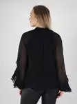 Vila Bluse schwarze Schönheit - Damenblusen und -hemden - 139686 - 2