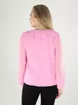 Vila Damenbluse mit V-Ausschnitt und Rüschendetails Bonbon - Damen Langarmshirts - 140286 - 2