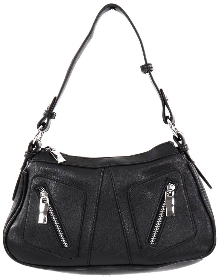Brunelli Schultertasche 3915P, Schwarz - Handtaschen - 131626 - 1