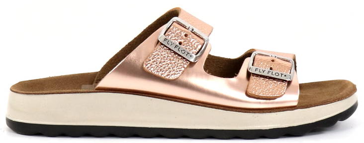 Fly Flot Mules 7764-182 dunkelgold - Pantoletten - 130786 - 1