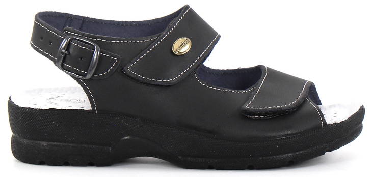 Goldene Fit Sandalen 696, Schwarz - Damen Arbeitsschuhe - 125436 - 3